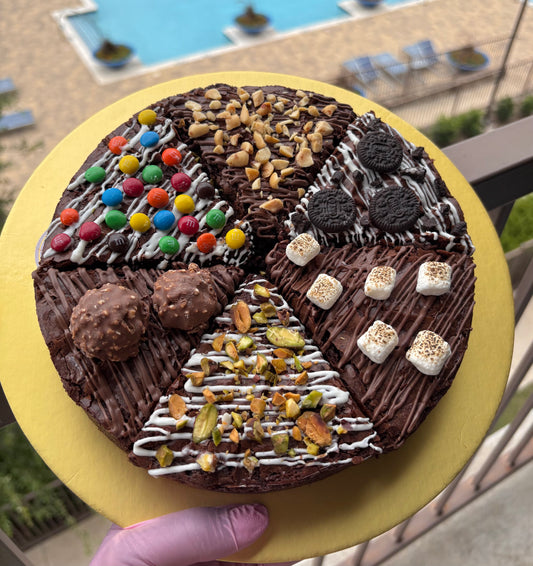 Slice Brownie Pizza